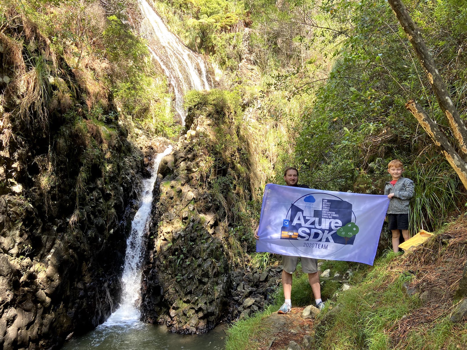 Waving the Azure SDK flag in Coromandel, New Zealand